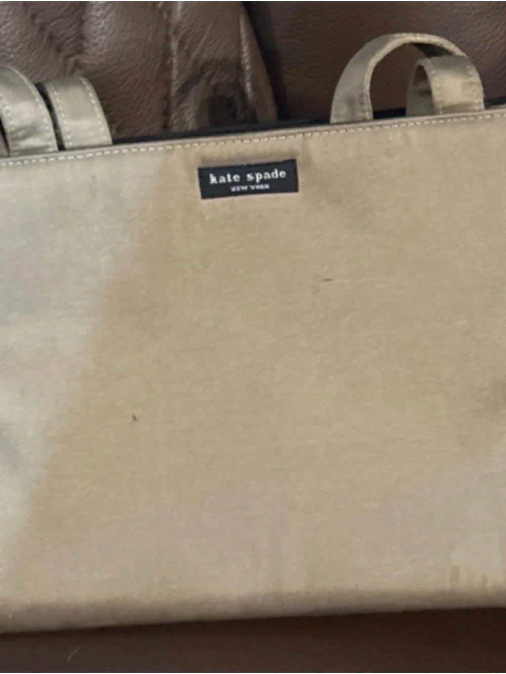 kate spade Metallic Gold Shoulder Tote